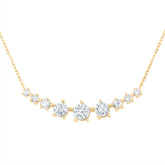 1/4CTW-DIA CN FASHION NECKLACE(18 INCH)